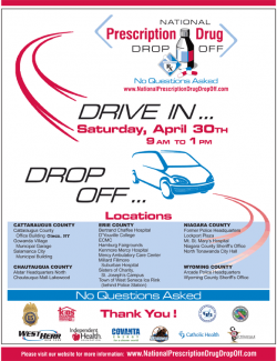 Poster for Western New York - National Prescription Drug Drop Off day Poster for Western New York - National Prescription Drug Drop Off day