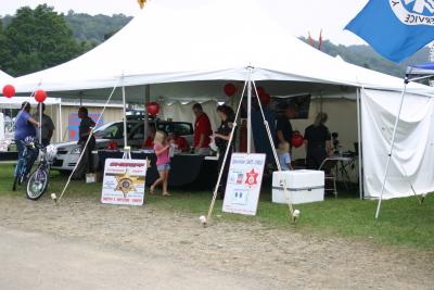 Sheriff's Office Tent at the 2010 Cattaraugus County Fair