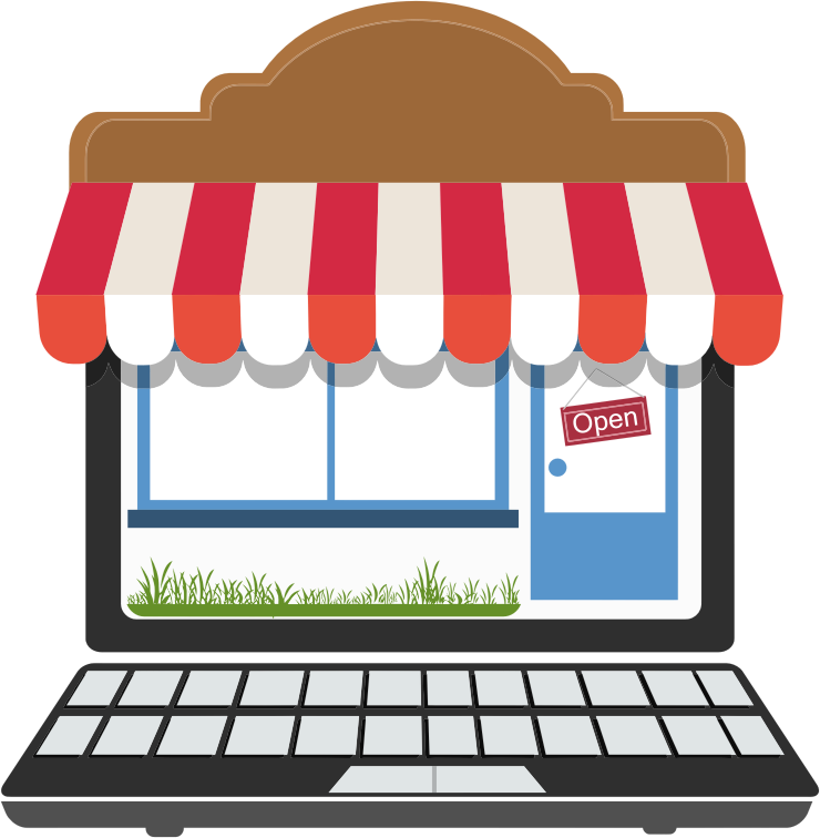 Commercial Store Online from OpenClipArt
