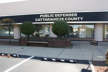 Cattaraugus County Public Defender's view from parking lot