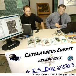 Click for enlarged image of GIS Day 2006 with Dan and Joe! GIS Day 2006 with Dan and Joe!