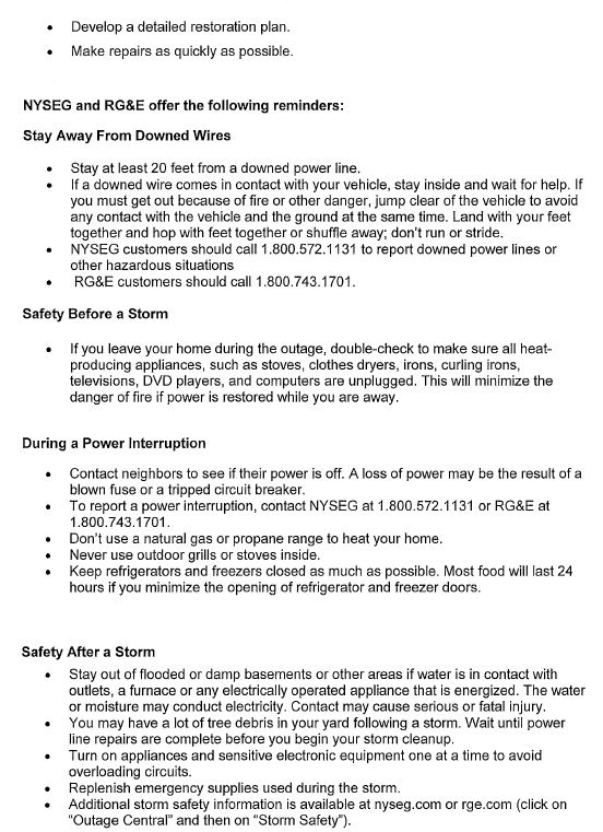 NYSEG RG&E Press Release pg 2 NYSEG RG&E Press Release pg 2